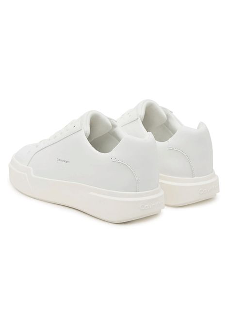 Scarpe Tommy Hilfiger Chunky Cupsole LaceUp LTH Bianco Donna CALVIN KLEIN | Sneakers | YW0YW01947-0K4
